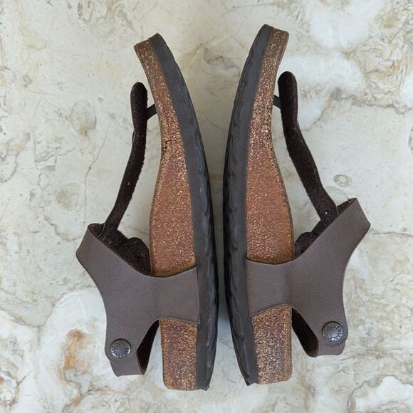 Birkenstock Birko-Flor Birkibuc Sandals - Stone Gray - Picture 7 of 14